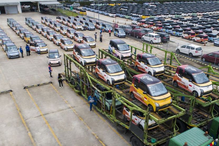 Ekspor mobil setir kanan Wuling mencapai hampir 5.500 unit