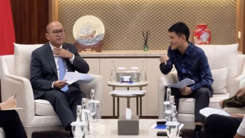 Indonesian Investment Minister Meets Representatives of Chinese Company Tsingshan Group
