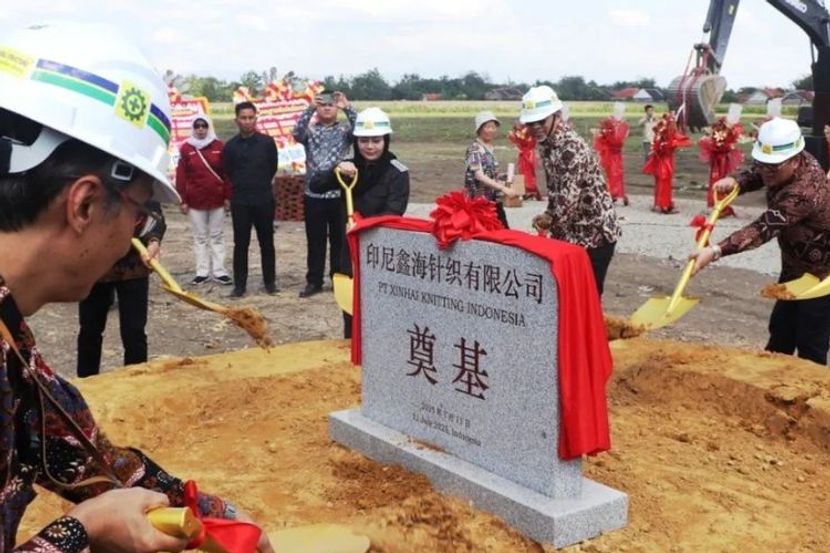 Perusahaan Tekstil China Investasi 40 Juta Dolar Bangun Pabrik di Indonesia